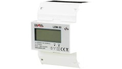 Licznik energii elektrycznej 3-fazowy LCD 100 A 4-MOD LEM-30 EXT10000235