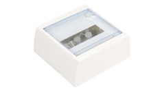 Rozdzielnica modułowa 1x8 natynkowa IP40 Nedbox (drzwi transparentne) 601245