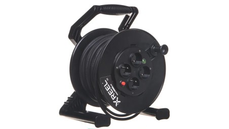 Przedłużacz bębnowy XREEL 40mb H05RR-F 3x1,5 IP20 4xGS 230V 92501T48173