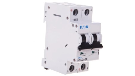 Wyłącznik nadprądowy 2P C 32A 15kA DC FAZ C32/2-DC 279143