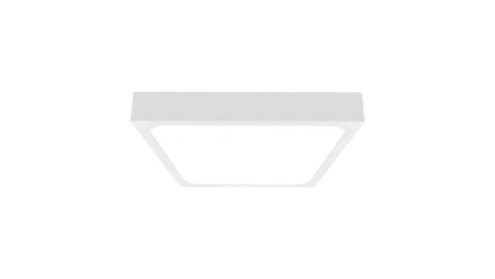 Plafoniera LED 24W 2400lm 4000K IP44 Kwadrat Mleczny Biała Ramka 7628