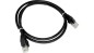 Patch-cord U/UTP kat.6A LSOH 0.25m czarny KKU6ACZA0.25 Patch-cord U/UTP kat.6A LSOH 0.25m czarny KKU6ACZA0.25