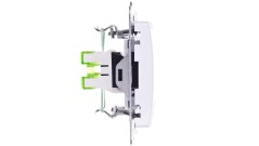KARO Gniazdo komputerowe pojedyncze RJ45 kat.5e MMC białe GPK-1S/K/m/00