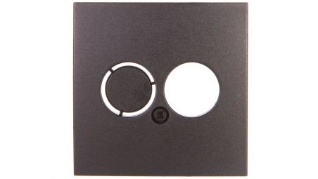 Berker B1/B5/B7 GLAS Plakietka do gniazda głośnikowego z płytką nośną do przyłaczy miniaturowych antracytowa 11961606