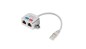 Adapter - rozdzielacz LAN RJ45 - 2xRJ45 FTP /2 urządzenia na 1 kablu/ AD-0026-S Adapter - rozdzielacz LAN RJ45 - 2xRJ45 FTP /2 urządzenia na 1 kablu/ AD-0026-S