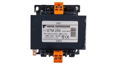 Transformator 1-fazowy STM 250VA 230/24V 16224-9920