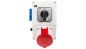 Zestaw instalacyjny z gniazdem 32A 5P+2P+Z RS-Z (L-0-P) czerwony 6275-20 Zestaw instalacyjny z gniazdem 32A 5P+2P+Z RS-Z (L-0-P) czerwony 6275-20