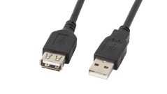 Przedłużacz USB 2.0 High Speed 3m LANBERG CA-USBE-10CC-0030-BK