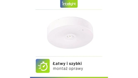 Oprawa sieciowo-awaryjna natynkowa Starlet Round LED SO 150 SA 3H AT IP20 / 91766