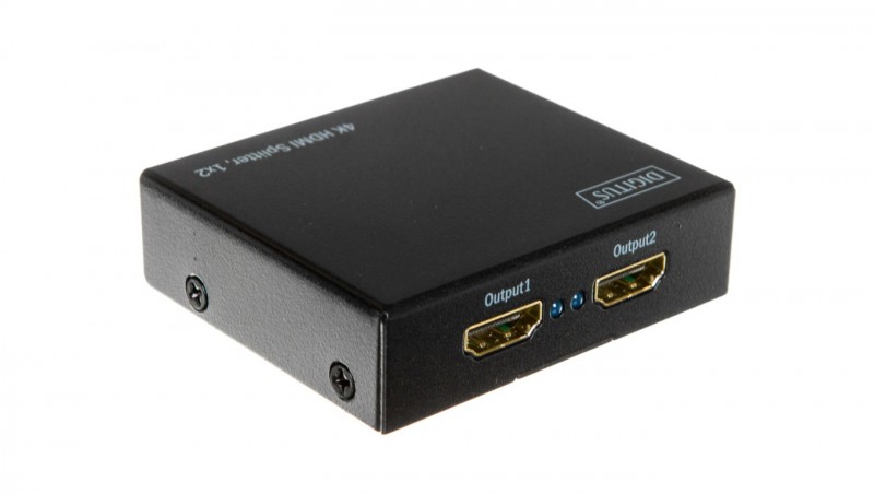 Rozdzielacz/Splitter HDMI 4K Ultra HD 3D, HDCP, 1/2-portowy DS-46304