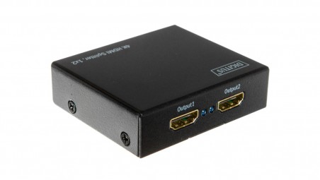 Rozdzielacz/Splitter HDMI 4K Ultra HD 3D, HDCP, 1/2-portowy DS-46304