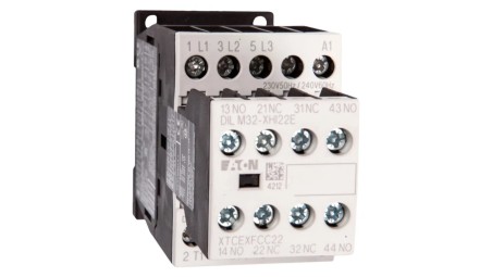Stycznik mocy 9A 3P 230V AC 2Z 2R DILM9-22(230V50HZ,240V60HZ) 106361