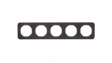 R.1 Ramka 5-krotna czarna połysk 10152145