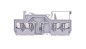 Złączka szynowa 4-przewodowa z diodą 1N4007 2,5mm2 szara 280-815/281-410 Złączka szynowa 4-przewodowa z diodą 1N4007 2,5mm2 szara 280-815/281-410