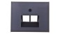 K.1 Element centralny do gniazda UAE RJ11 RJ12 RJ45 kat.3, 5e, 6 45st antracyt mat lakierowany 14097006 K.1 Element centralny do gniazda UAE RJ11 RJ12 RJ45 kat.3, 5e, 6 45st antracyt mat lakierowany 14097006