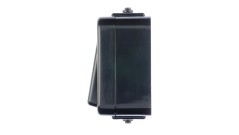 Cedar Łącznik jednobiegunowy hermetyczny IP44 10A czarny WNt-100C WNT100C05