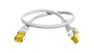 Kabel krosowy patchcord S/FTP (PiMF) kat.6A LSZH szary 0,5m 91576