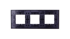 DANTE Ramka potrójna szkło BLACK GLASS 4509183