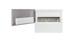 Rozdzielnica modułowa 1x12 natynkowa IP40 drzwi przezroczyste Mini Pragma MIP12112T