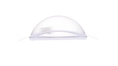 Plafoniera 1x 60W E27 IIkl. 220-240V IP54 TURK DL-60 IP54 biala 7025