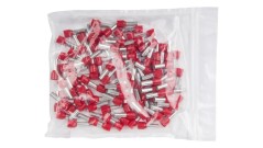 Końcówka tulejkowa izolowana TI 10mm2/12mm czerwona cynowana TI10L12 /100szt./
