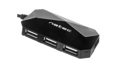 USB HUB NATEC 4-PORT LOCUST USB 2.0 BLACK NHU-0647