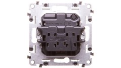 VALENA LIFE Gniazdo pojedyncze b/u aluminium 753316