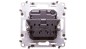 VALENA LIFE Gniazdo pojedyncze b/u aluminium 753316