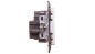 VALENA LIFE Gniazdo pojedyncze b/u aluminium 753316