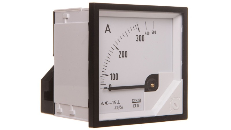 Amperomierz analogowy tablicowy 300/600A do przekładnika 300/5A 72x72mm N IP50 F420 C3 90 st. bez atestu KJ EA17N F42000000000 Amperomierz analogowy tablicowy 300/600A do przekładnika 300/5A 72x72mm N IP50 F420 C3 90 st. bez atestu KJ EA17N F42000000000