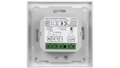 Termostat elektroniczny DEVIreg Touch 230V 16A 5-35C IP21 śnieżnobiały 140F1071