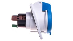 Gniazdo tablicowe 3P 16A 230V niebieskie IP44 PKY16F423