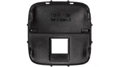 VALENA ALLURE Plakietka gniazda pojedynczego RJ11 lub rj12 lub RJ45 z etykietą czarny 755478