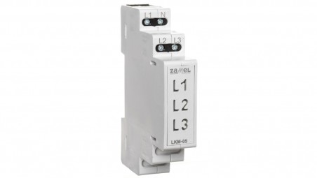 Wskaźnik zasilania 230V AC LED żółta/zielona/czerwona sieć TN LKM-05-40 EXT10000048