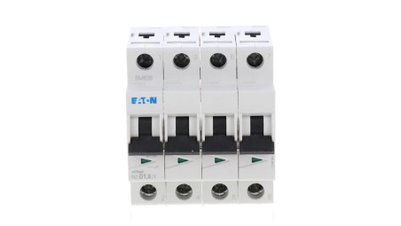 Wyłącznik nadprądowy 4P D 1,6A 15kA AC FAZ-D1,6/4 279071