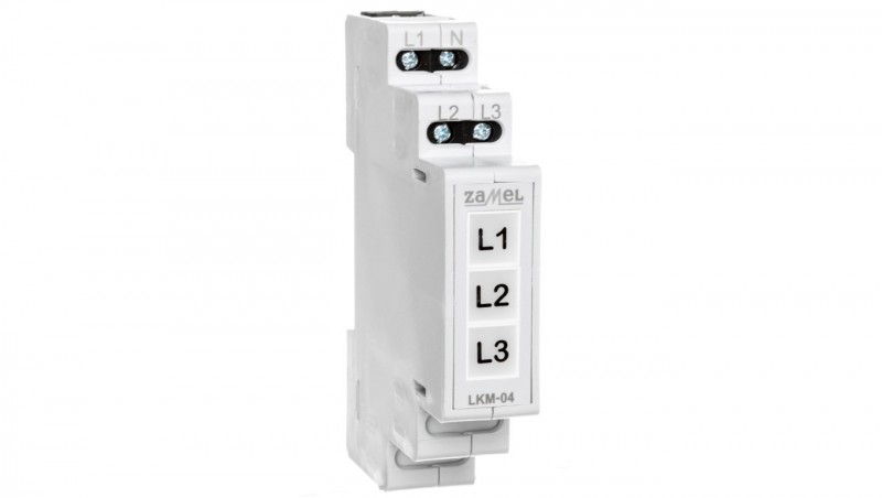 Wskaźnik zasilania 230V AC LED żółta/zielona/czerwona sieć TN LKM-04-40 EXT10000047 Wskaźnik zasilania 230V AC LED żółta/zielona/czerwona sieć TN LKM-04-40 EXT10000047
