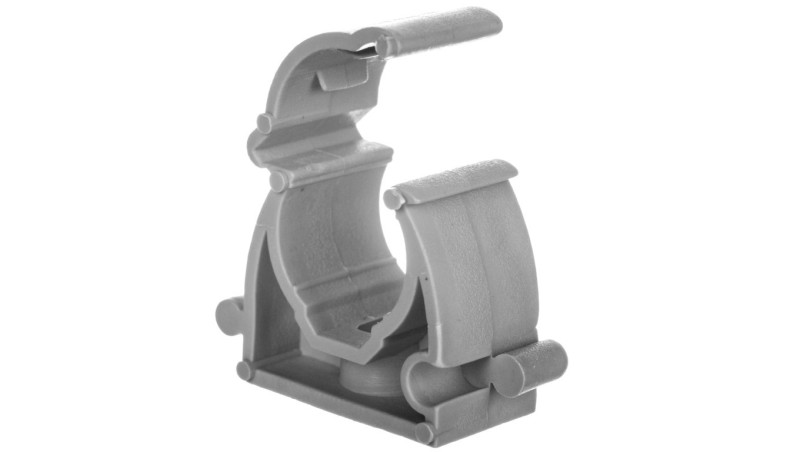 Uchwyt zamykany 16mm bezhalogenowy szary UZHF 16 10860 /100szt./