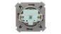 Simon Basic Gniazdo bryzgoszczelne z/u IP44 z klapką dymną stal inox BMGZ1B.01/21a