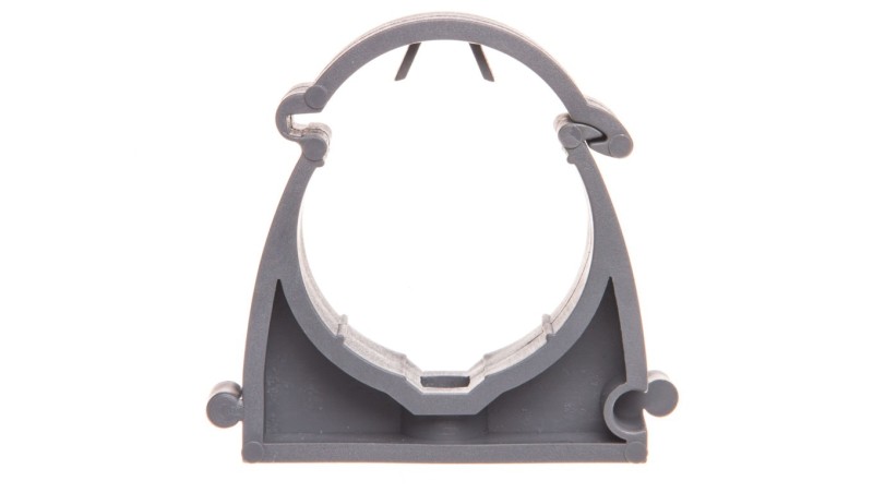 Uchwyt zamknięty do rur 32mm szary UZ 32 SZ 10504 /100szt./