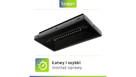 Oprawa ewakuacyjna / awaryjna VELLA led 125 ECO SO 3H SA MT IP65 93672 BLK czarna