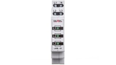 Wskaźnik zasilania 230V/400V 3xLED zielone LKM-01-20 EXT10000037