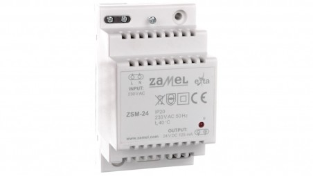 Zasilacz stabilizowany 24V DC 0,125A ZSM-24 EXT10000173