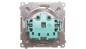 Simon Basic Gniazdo pojedyncze b/u 16A 250V srebrny mat BMG1.01/43 Simon Basic Gniazdo pojedyncze b/u 16A 250V srebrny mat BMG1.01/43