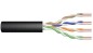 Kabel teleinformatyczny U/UTP kat.5e PE zewnętrzny suchy czarny Fca DK-1511-V-05-OD /50m/