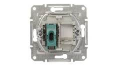 Sedna Gniazdo komputerowe pojedyncze RJ45 kat.5e UTP białe SDN4300121