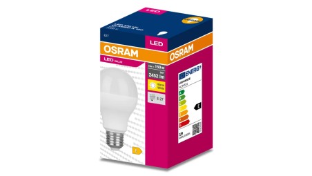 Żarówka LED VALUE CLASSIC A 150 E27 19W 2452lm 3000K 830 FR non-dim 4058075634237