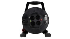 Przedłużacz bębnowy XREEL 20mb H05VV-F 3x1,5 IP20 4xGS 230V 92503T48123