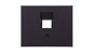 K.1 Element centralny do gniazda UAE RJ11 RJ12 RJ45 kat.3, 5e, 6 45st antracyt mat lakierowany 14077006 K.1 Element centralny do gniazda UAE RJ11 RJ12 RJ45 kat.3, 5e, 6 45st antracyt mat lakierowany 14077006