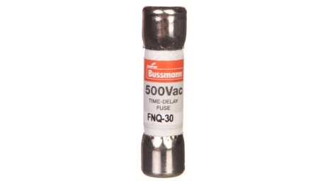 Wkładka bezpiecznikowa cylindryczna 10,3x38,1mm 30A 600V AC zwłoczna FNQ-30