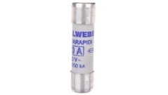 Wkładka bezpiecznikowa cylindryczna 10x38mm 20A aR 600V CH10UQ 002625011